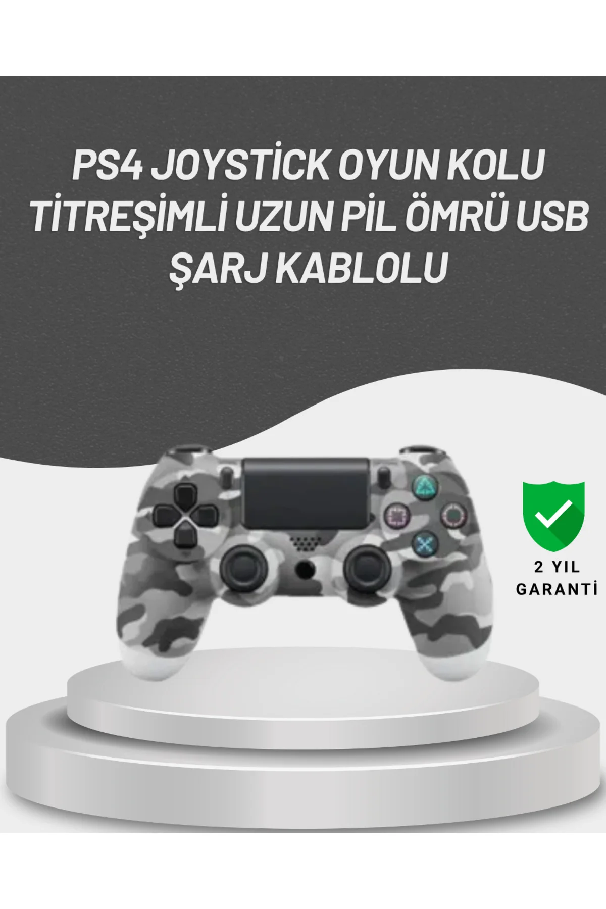 LED Işıklı Oyun Kolu – Durum Göstergeli Şık Tasarım