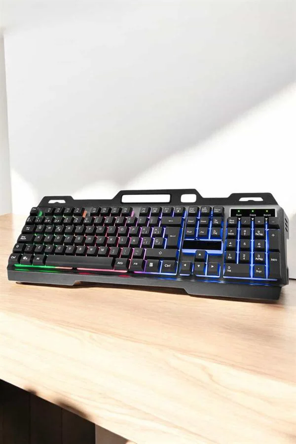 Led Işıklı Oyuncu Klavye Usb Girişli RGB Işıklı Q Klavye Mouse Hediyeli Fiyatı, Yorumları ve Özellikleri
