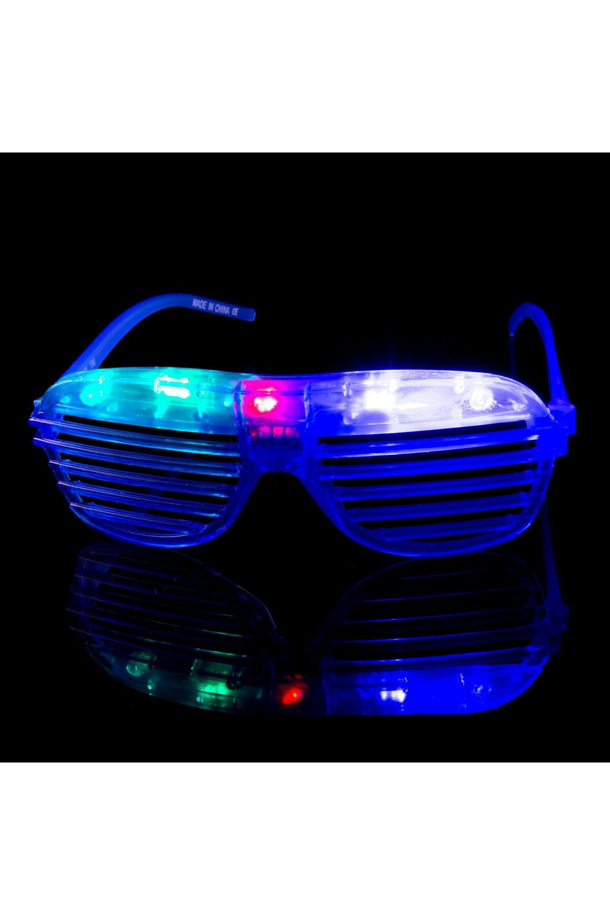 Andela Led İşikli Pilli Panjur Şekilli Rengarenk Yanip Sönen Lüks Parti