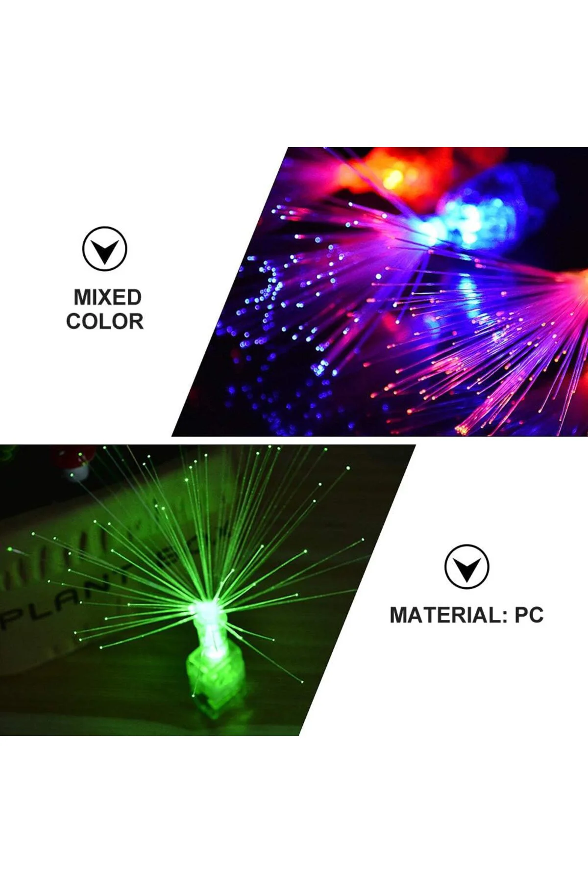 Led Işıklı Renkli Püsküllü Parmak Işığı 4 Renk 4 Adet GO506089Go Led Işıklı Renkli Püsküllü Parmak Işığı 4 Renk 4 Adet GO506089Go