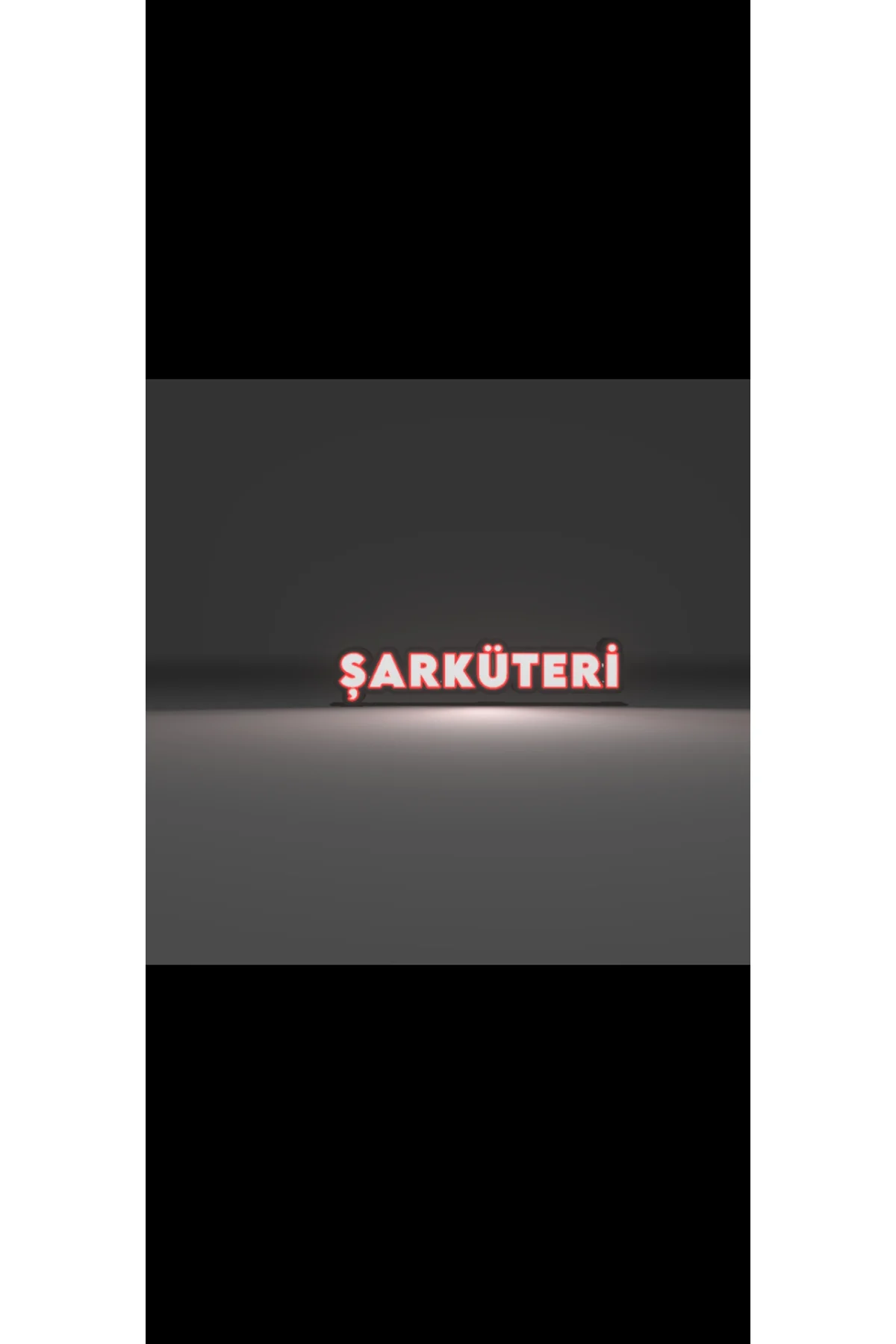 LED IŞIKLI ŞARKÜTERİ TABELA