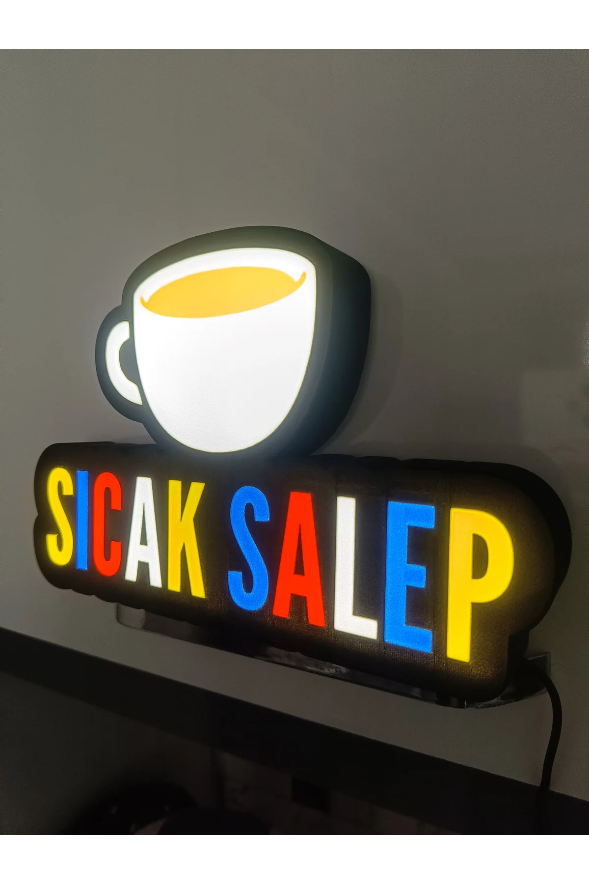 LED IŞIKLI SICAK SALEP CAFE RESTORAN