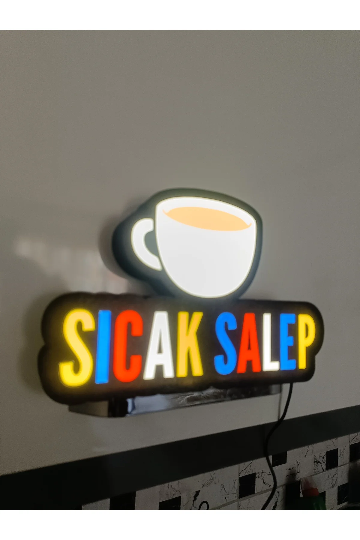 LED IŞIKLI SICAK SALEP CAFE RESTORAN