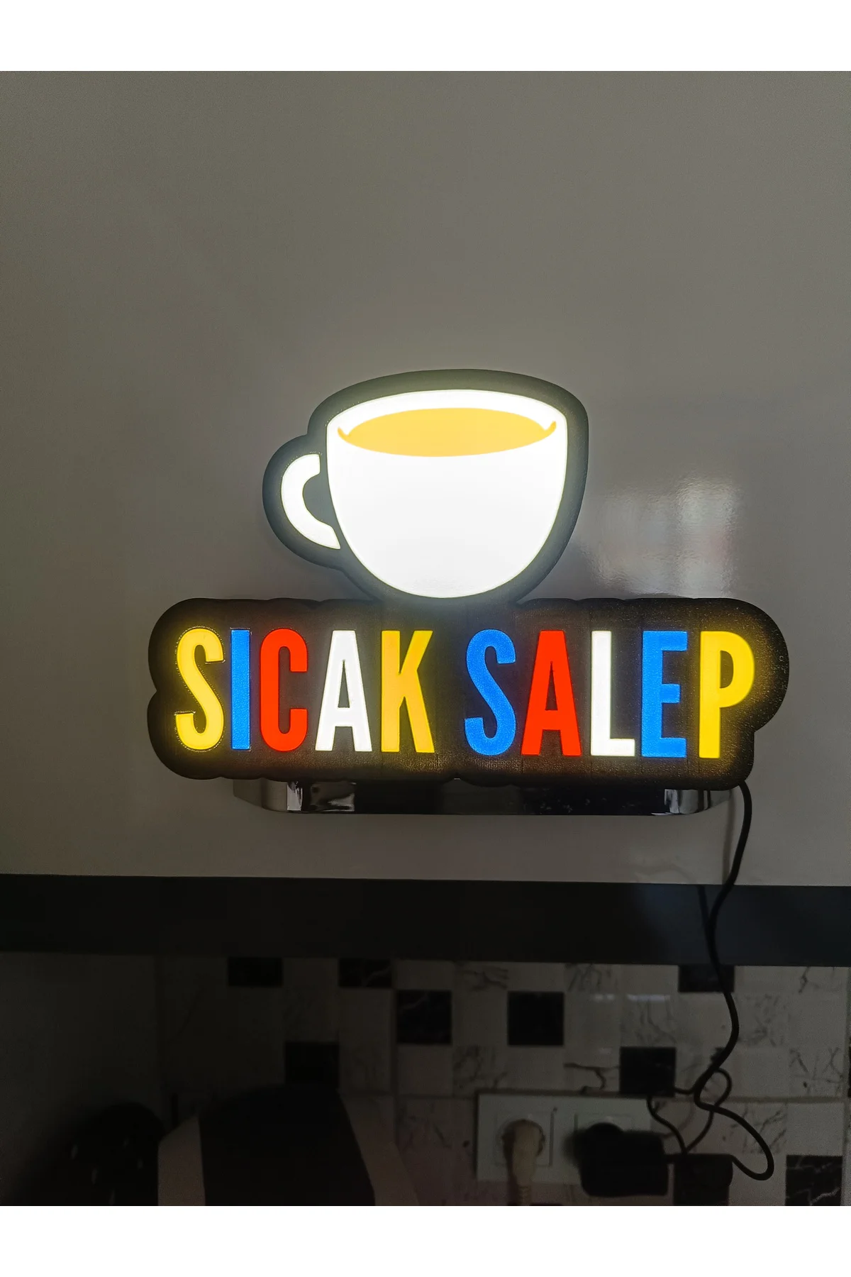LED IŞIKLI SICAK SALEP CAFE RESTORAN