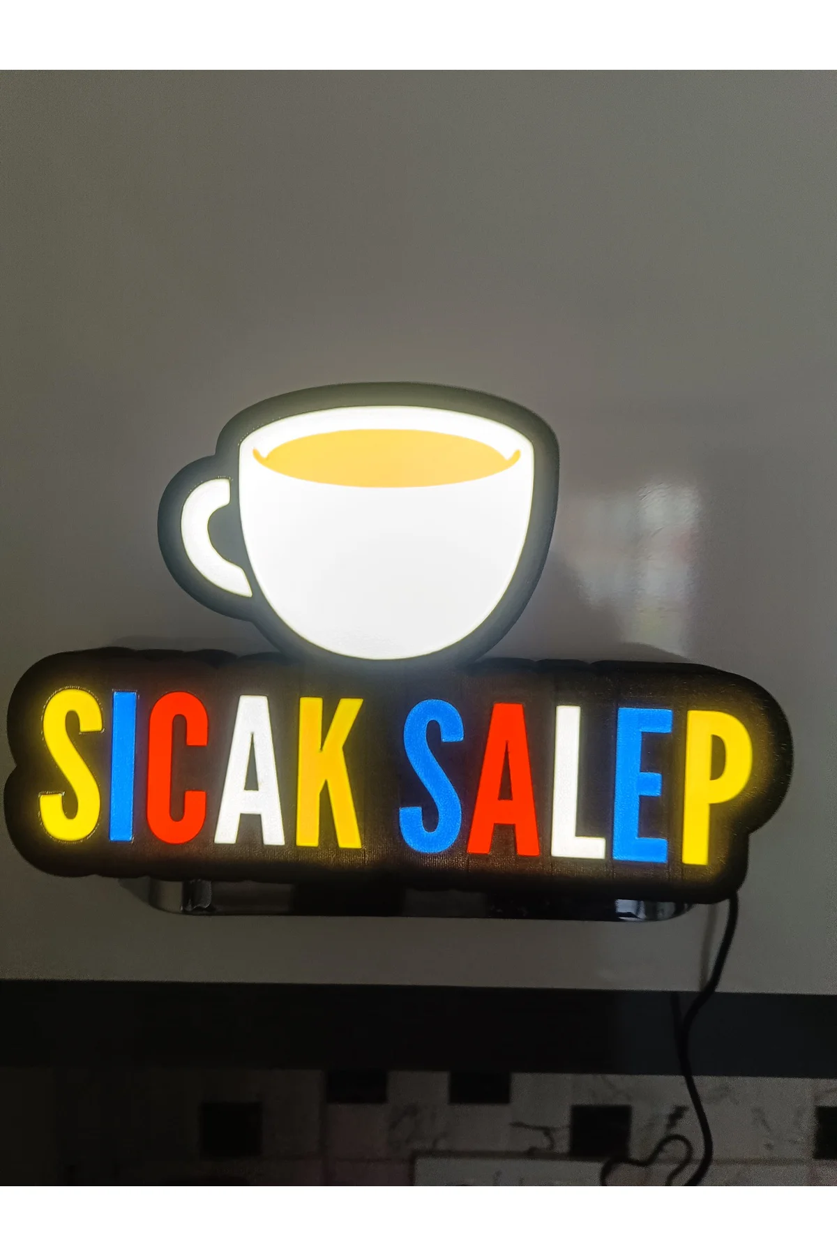 LED IŞIKLI SICAK SALEP CAFE RESTORAN