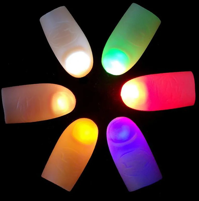 Led Işıklı Sihirli Parmak Işıklı Parmak Şaka Parmak 5224 Diğer