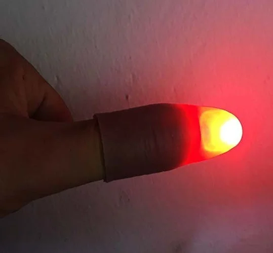 Led Işıklı Sihirli Parmak Işıklı Parmak Şaka Parmak