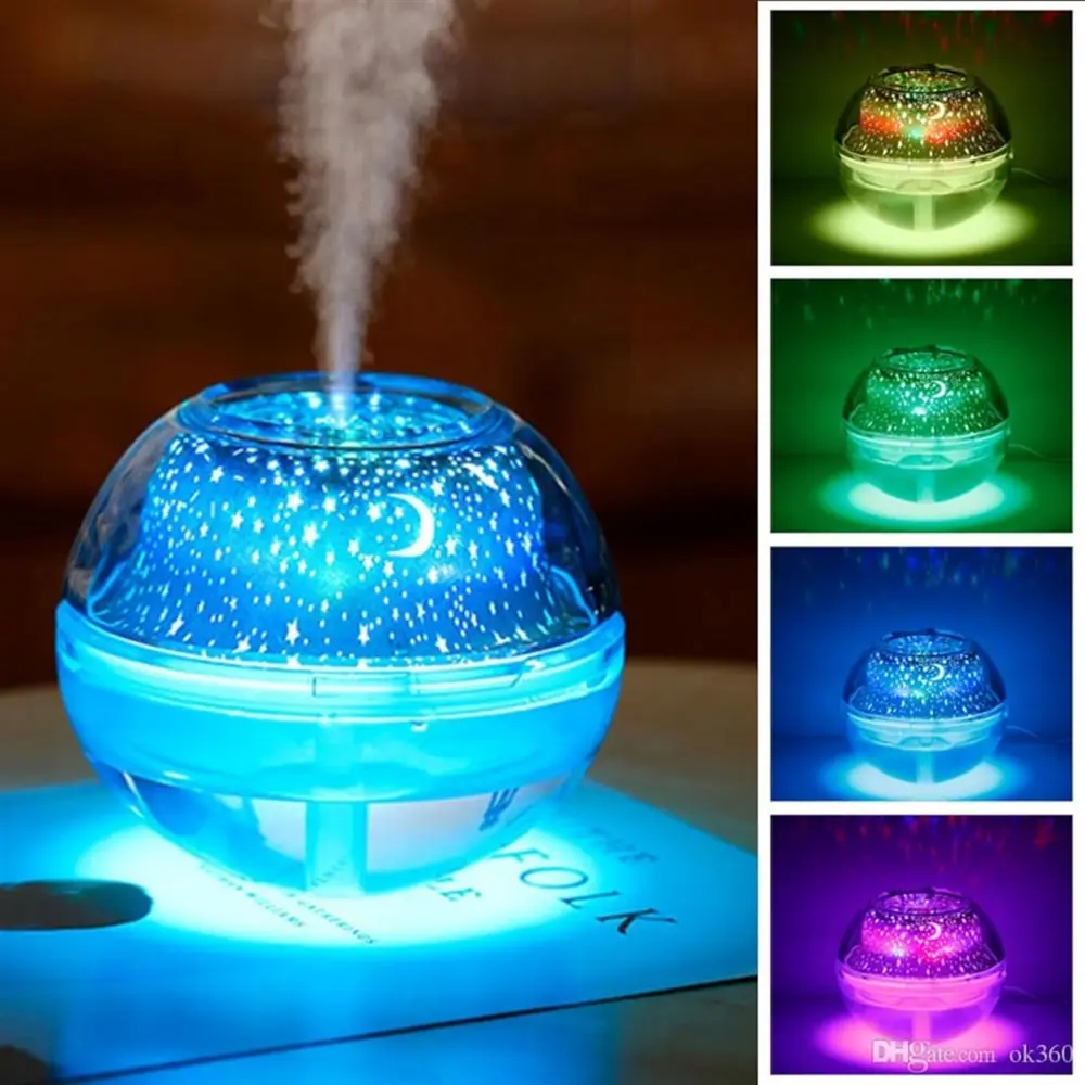 Led Işıklı Su Hazneli Hava Nemlendirici Buhar Üretici (4741)