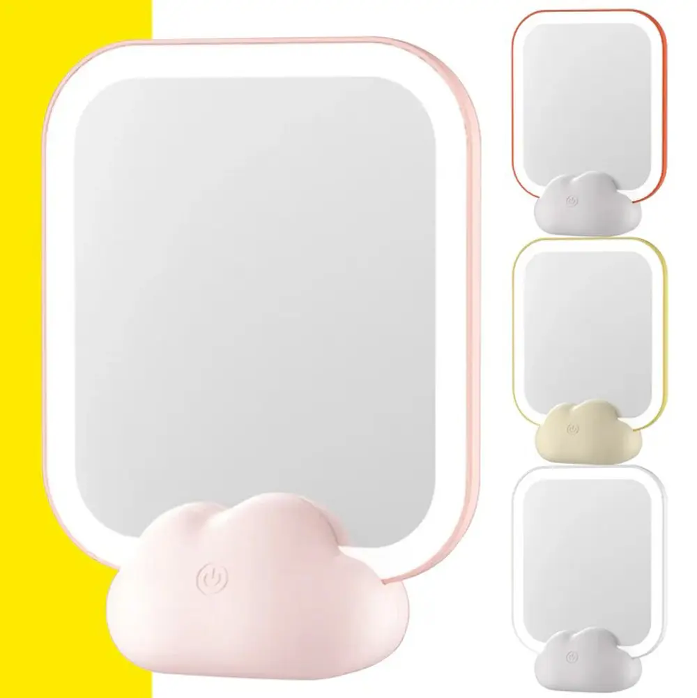 LED Işıklı Taşınabilir Makyaj Aynası - 1 Adet