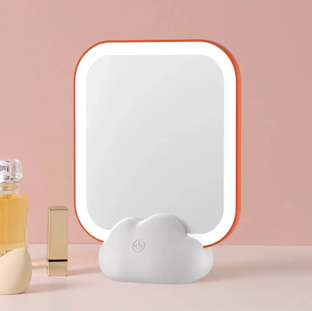 LED Işıklı Taşınabilir Makyaj Aynası - 1 Adet
