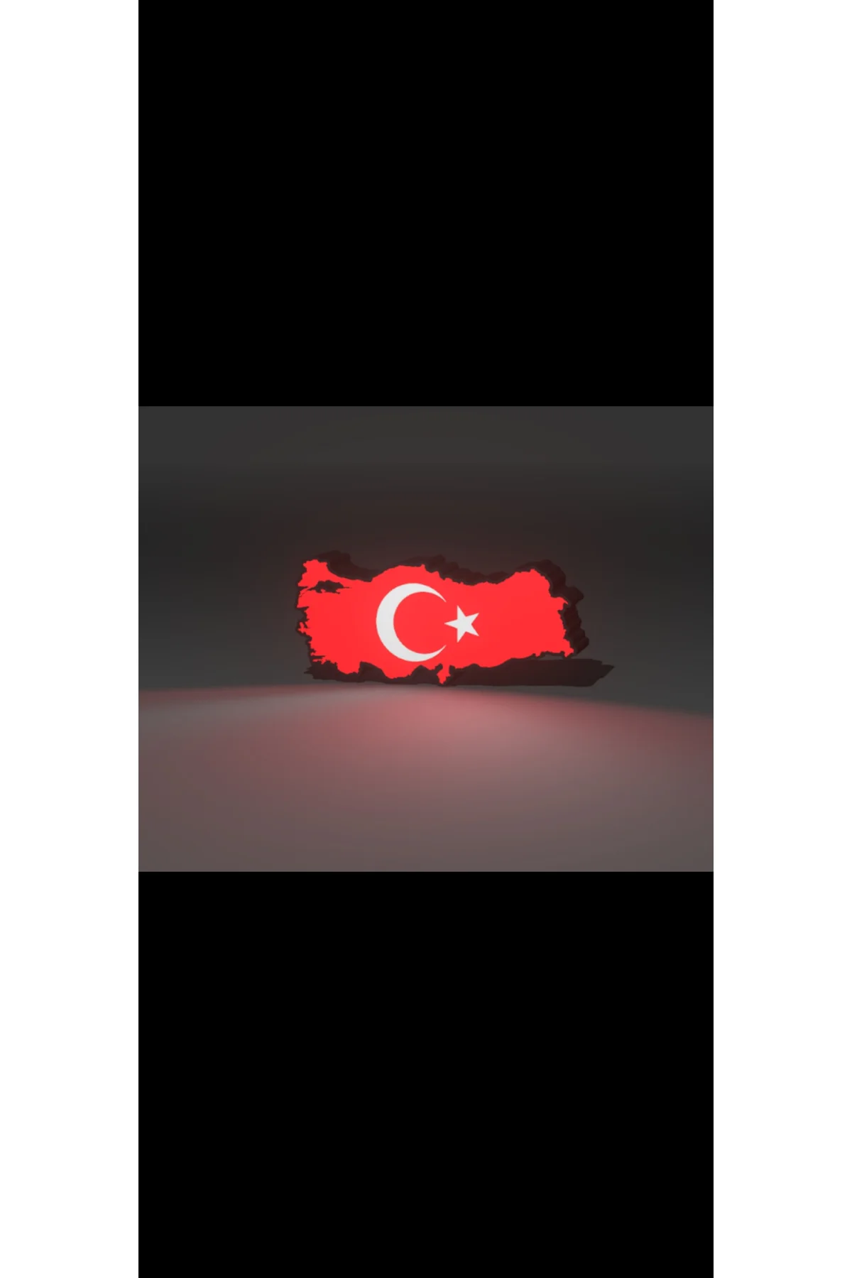 LED IŞIKLI TÜRKİYE HARİTASI