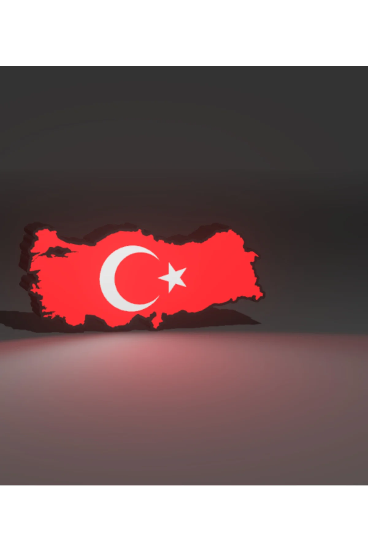 LED IŞIKLI TÜRKİYE HARİTASI