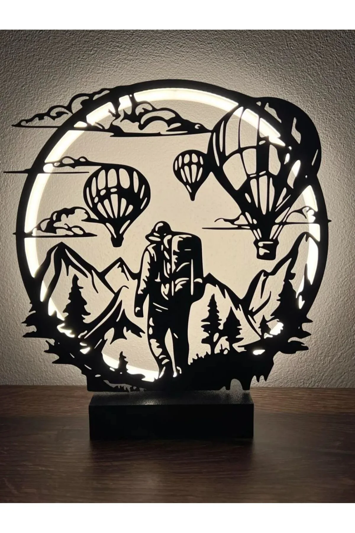 Led Işıklı Uçan Balon Tablo
