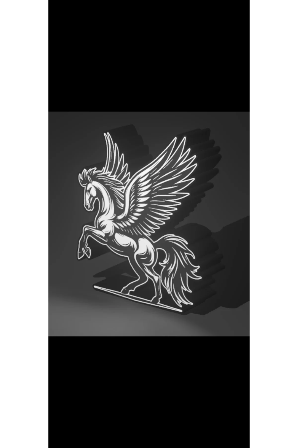 LED IŞIKLI UNİCORN BURAK AT