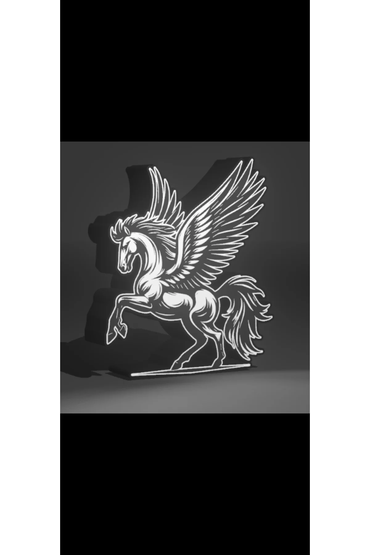 LED IŞIKLI UNİCORN BURAK AT