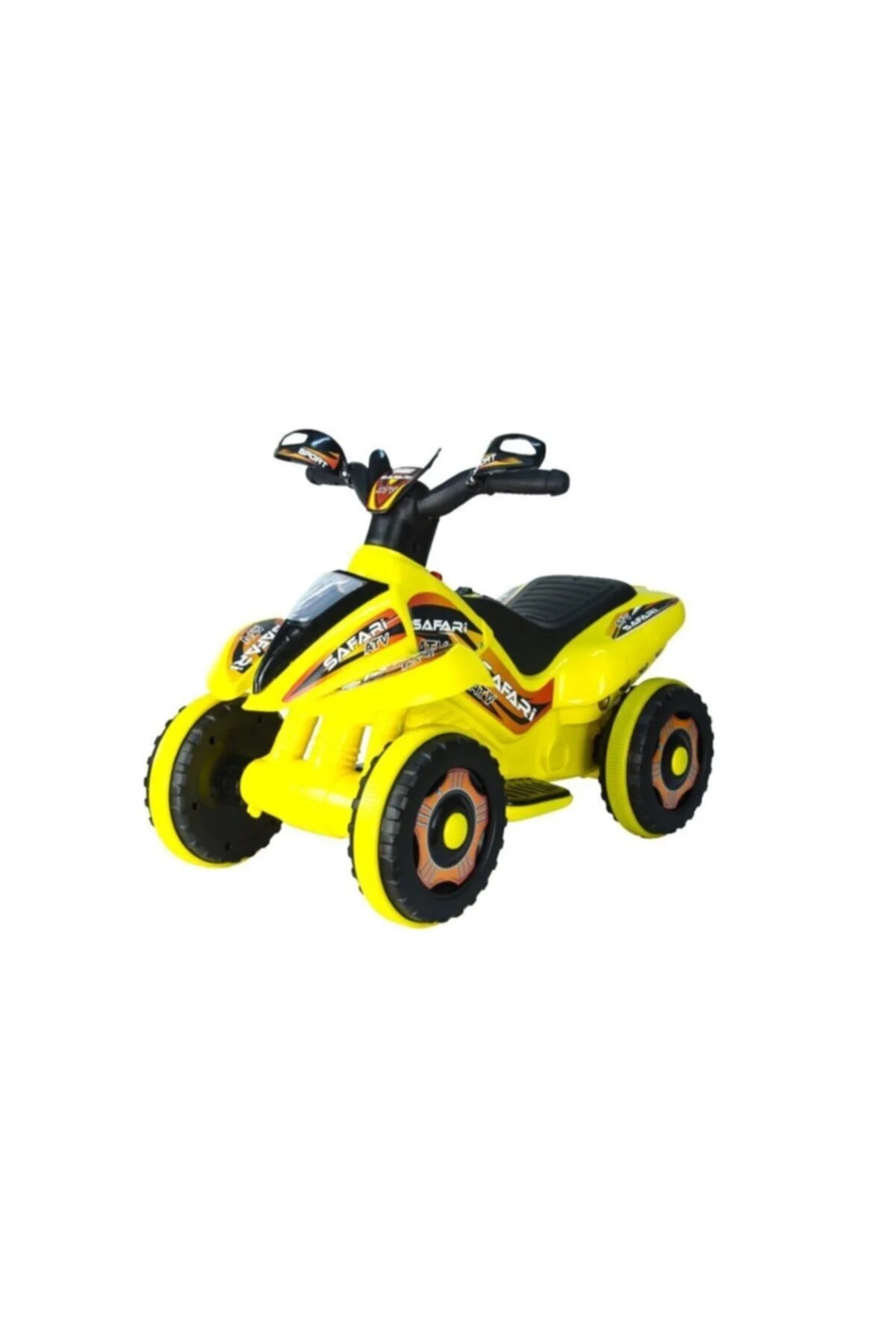LED IŞIKLI VE MÜZİKLİ Akülü Atv 6 V Safari Sarı
