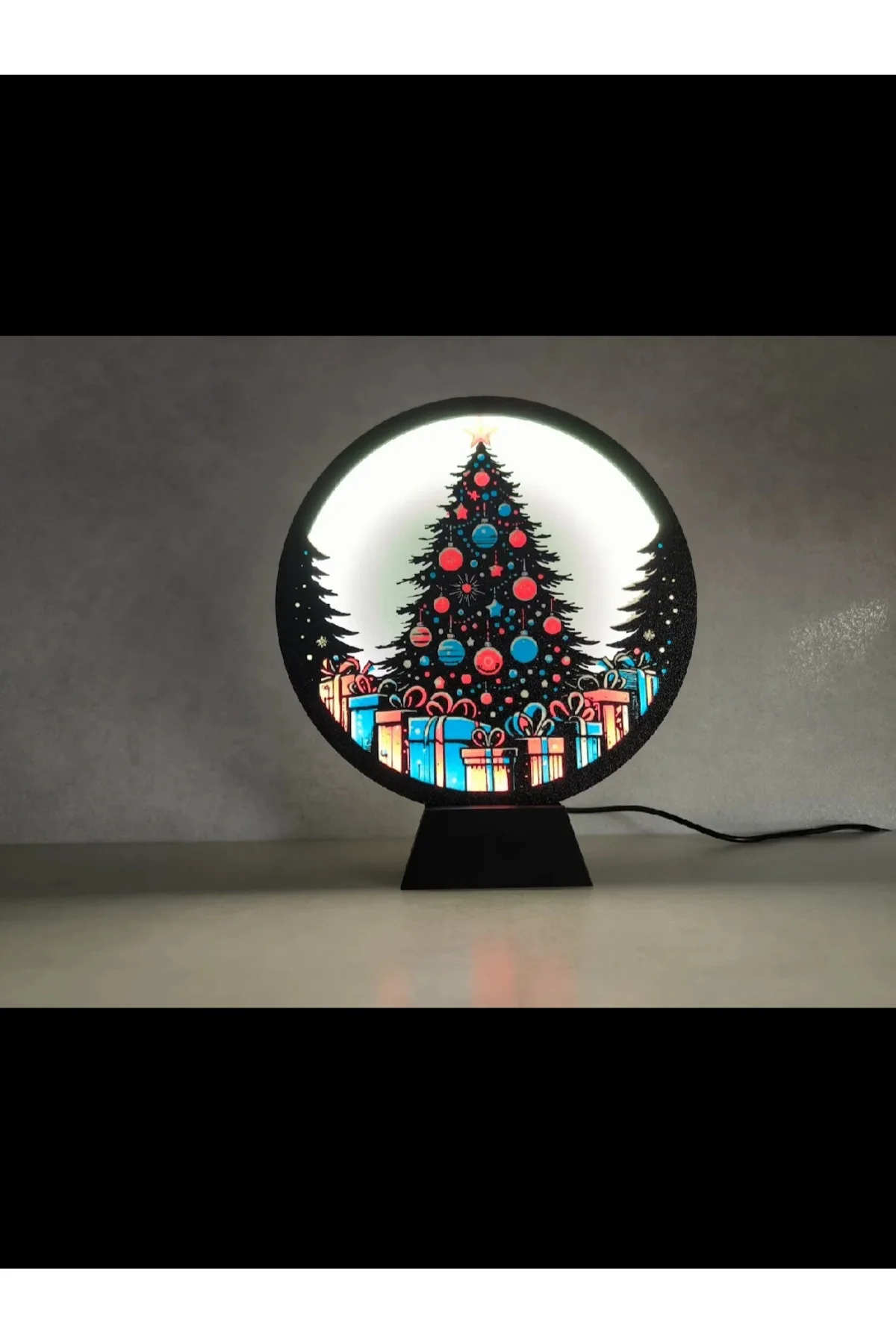 LED IŞIKLI YILBAŞI ÇAM AĞACI
