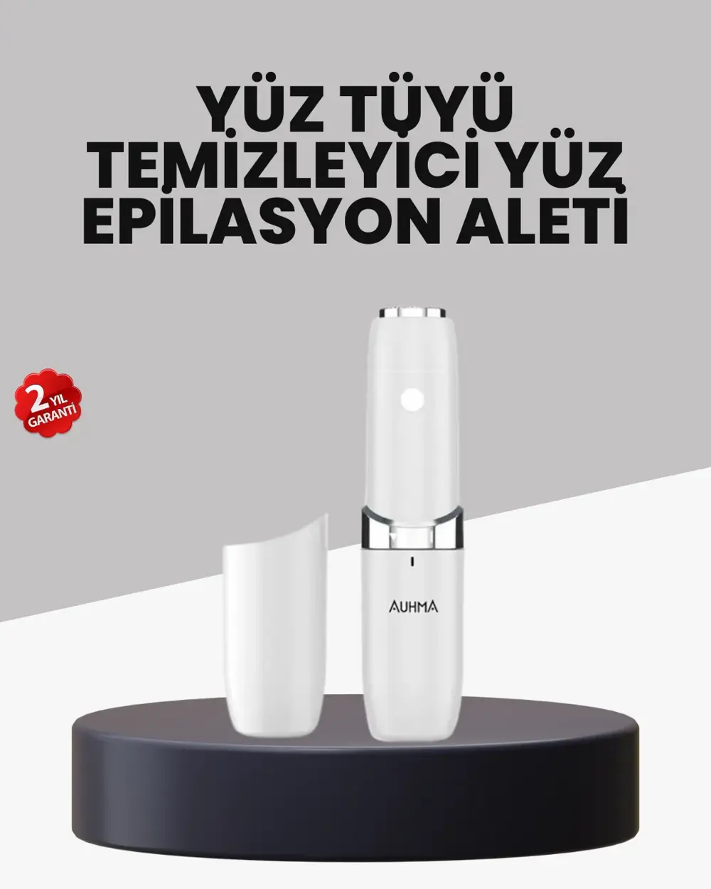 LED Işıklı Yüz Epilasyon Aleti Hassas ve Ağrısız Tüy Alma