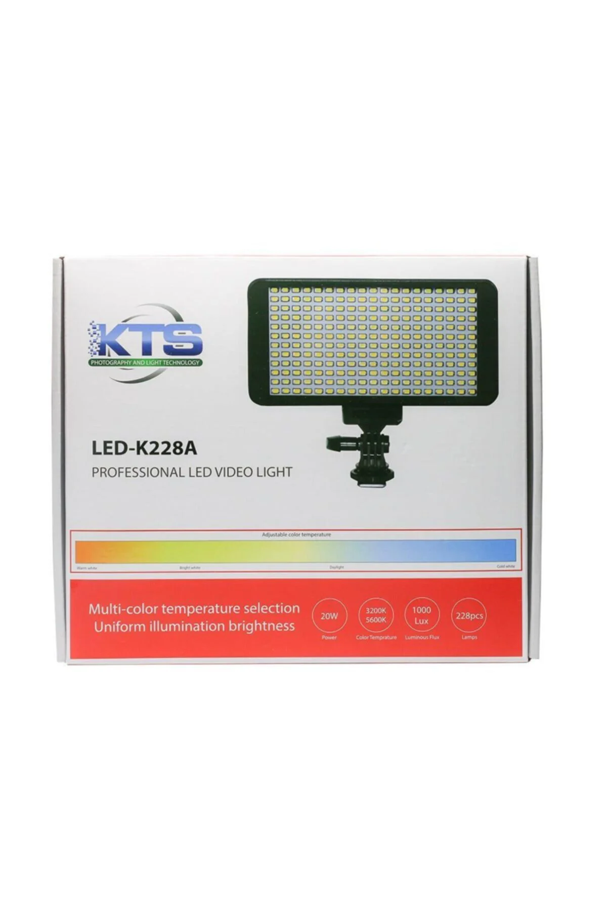 Led-k228a Profesyonel Video Kamera Işığı