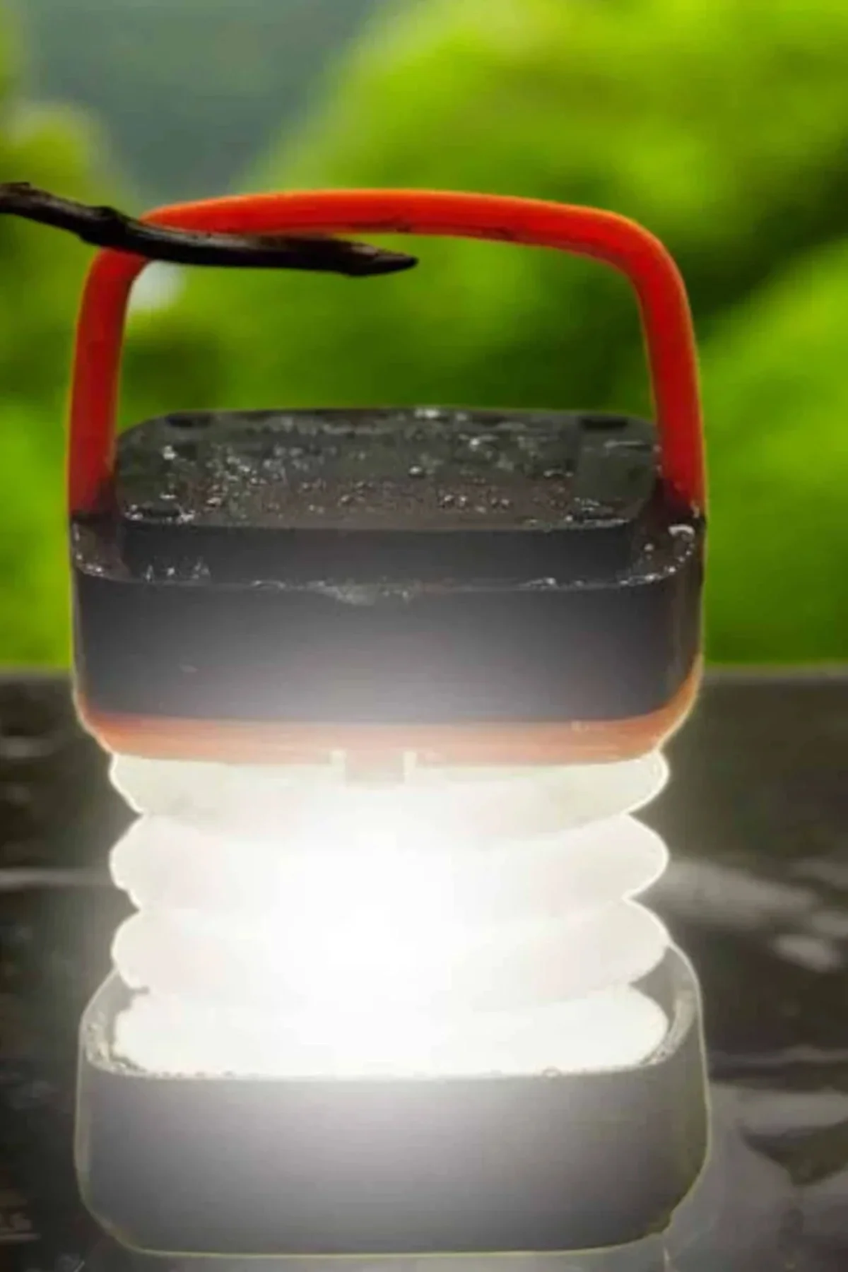 Led Lamba Kamp Lambası Hafif Taşınabilir Şarj Süreli Akordeon El 