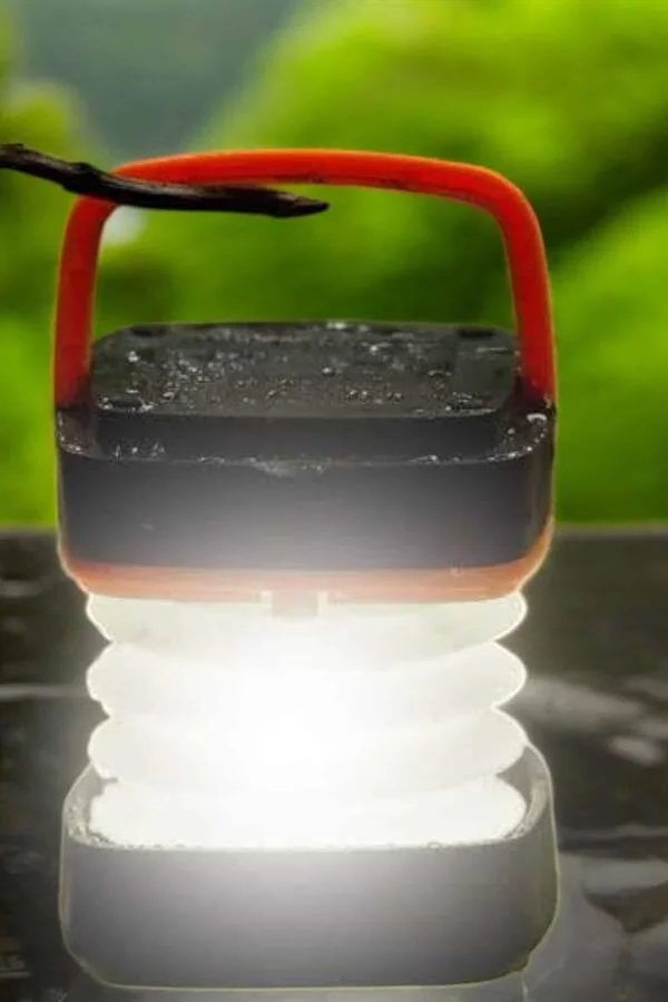 Led Lamba Kamp Lambası Hafif Taşınabilir Şarj Süreli Akordeon El 