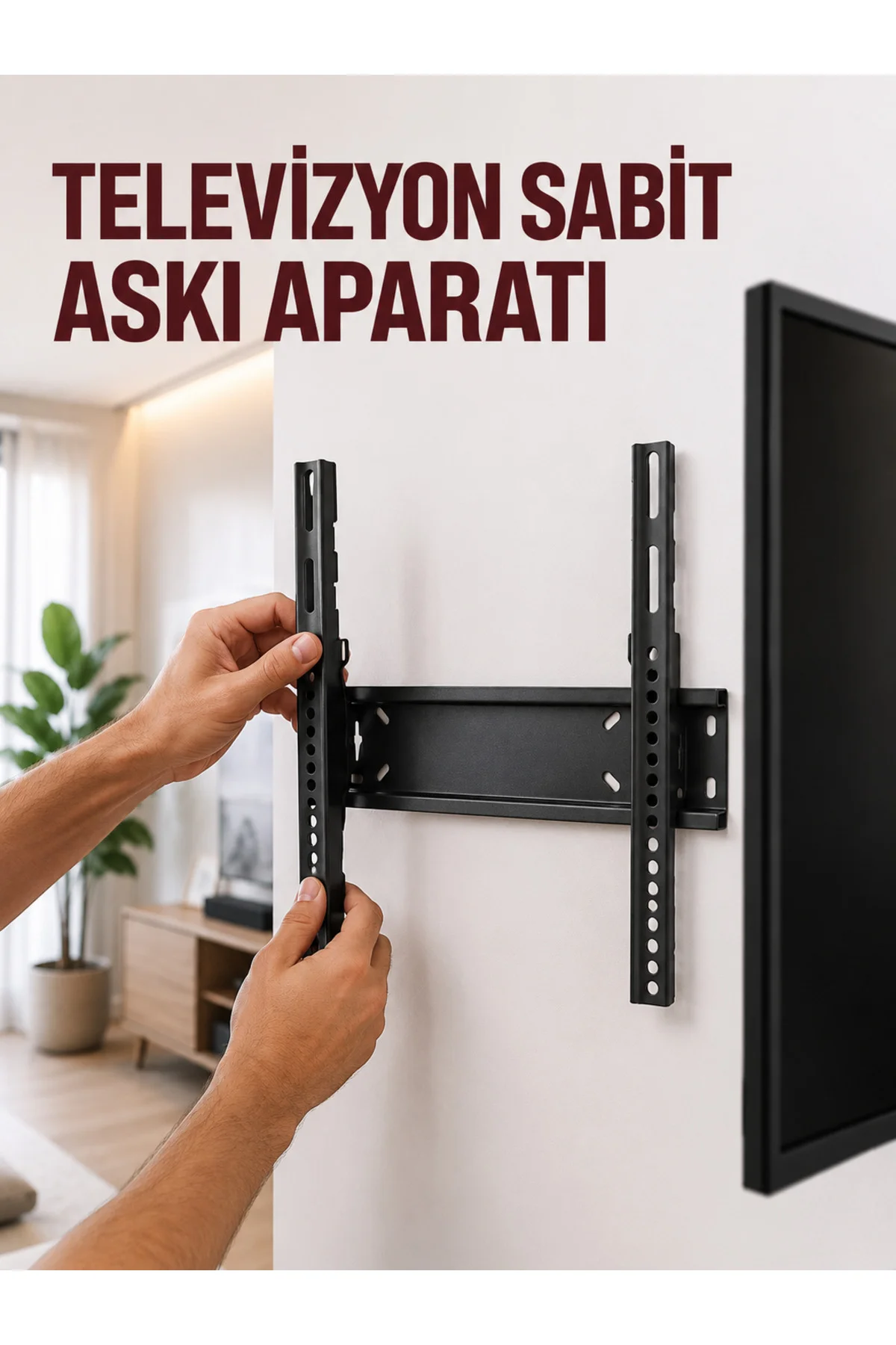 Led Lcd Plasma Tv Askı Aparatı 32-65 İnç Led Lcd Plasma Tv Askı Aparatı 32-65 İnç