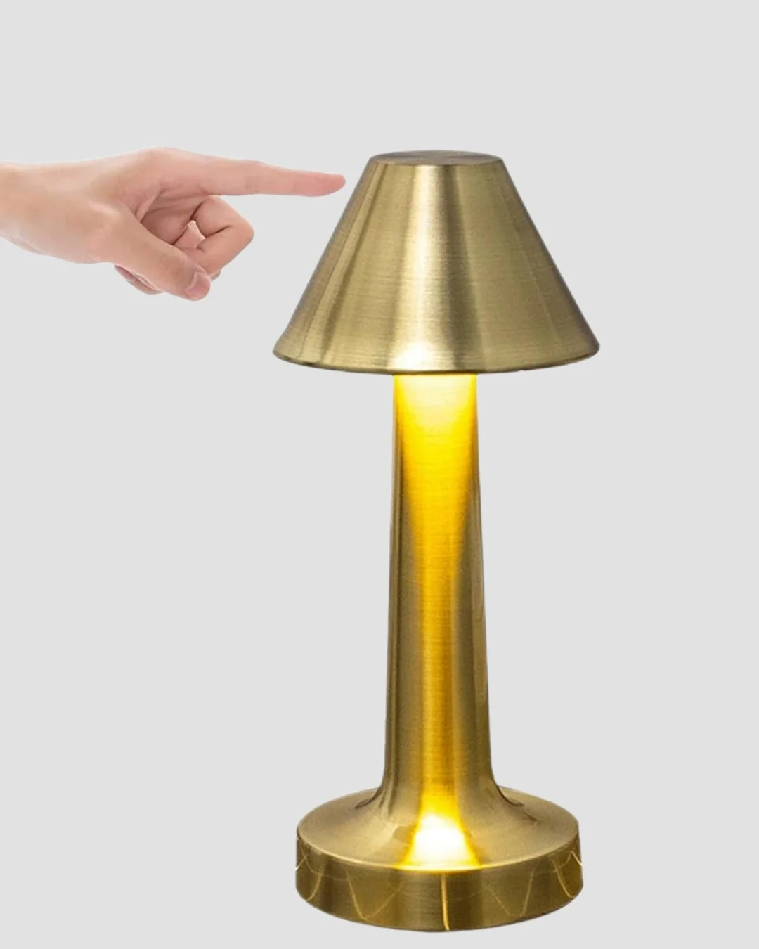 LED Masa Lambası 3 Renk Ayarlı Şarjlı Kablosuz Modern Tasarım Yeni Nesil