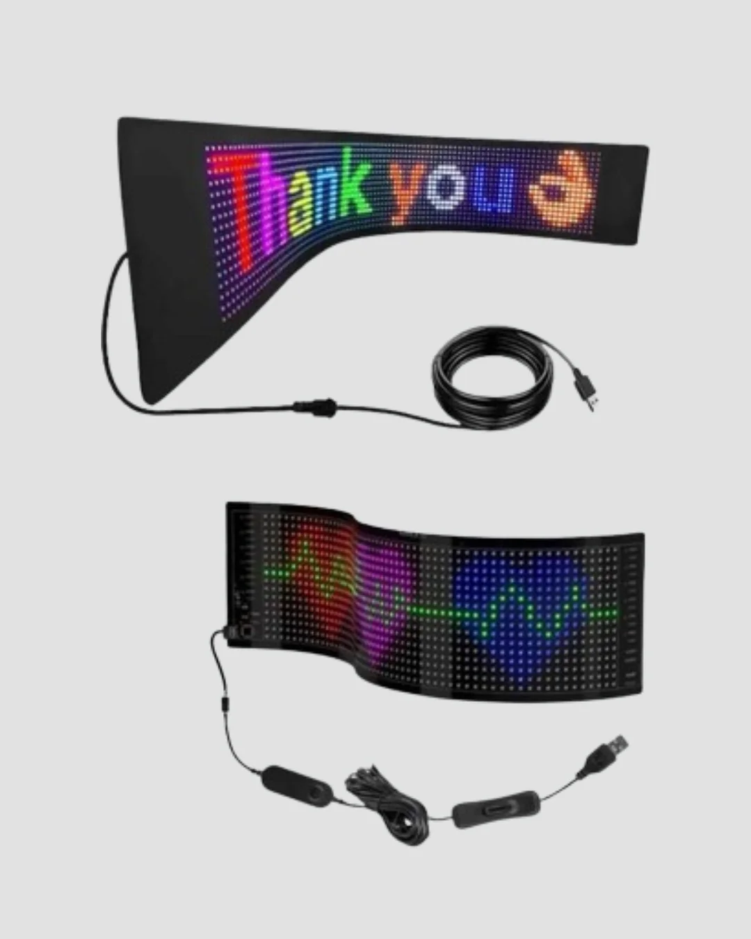 LED Matrix Piksel Panel Işığı USB Uygulama Kontrollü Kaydırmalı Yazı Ekranı LED Matrix Piksel Panel Işığı USB Uygulama Kontrollü Kaydırmalı Yazı Ekranı