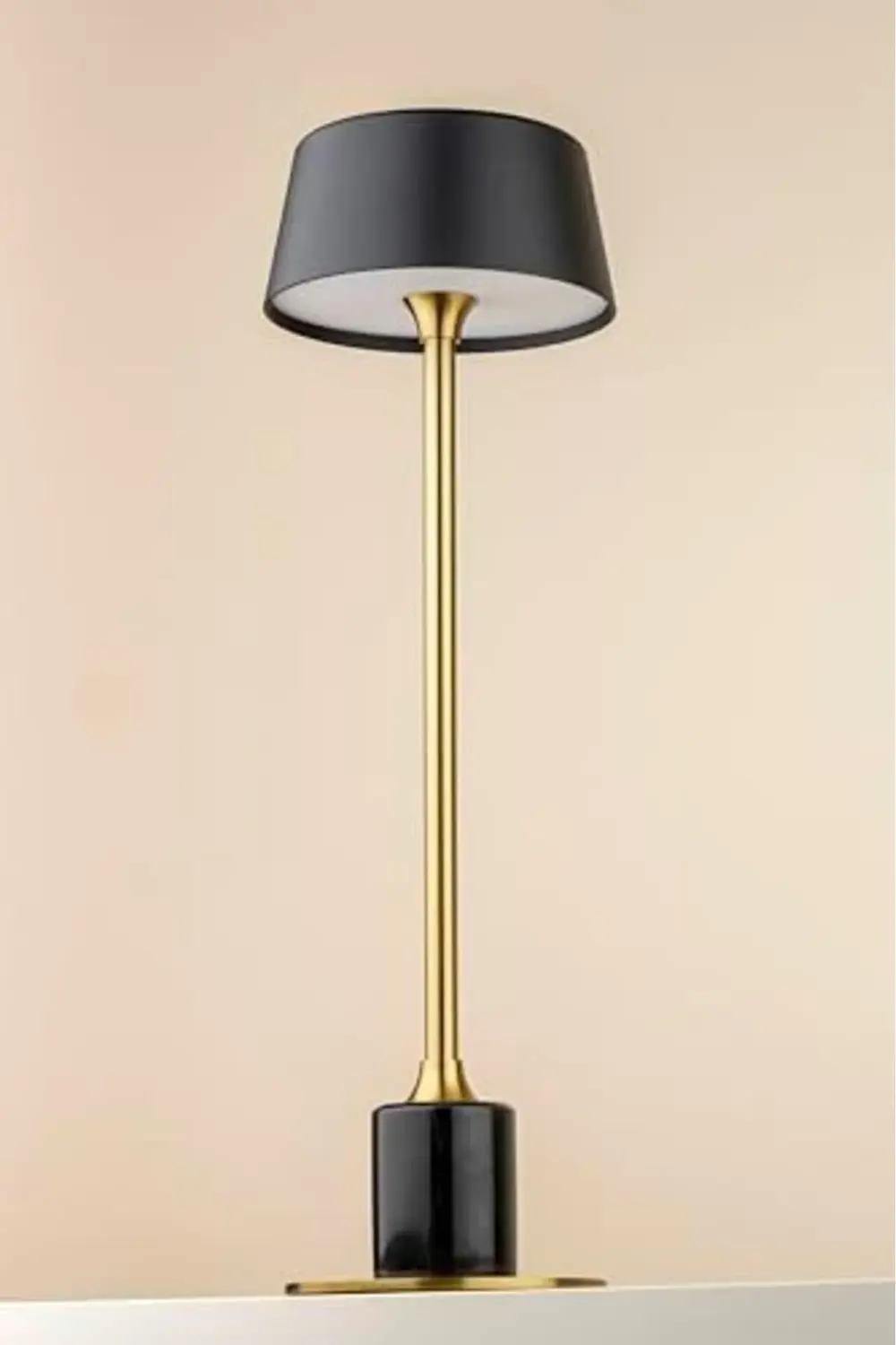 LED MeraGold Masa Lambası, 3000K Günışığı, Şarj Edilebilir, Taşın