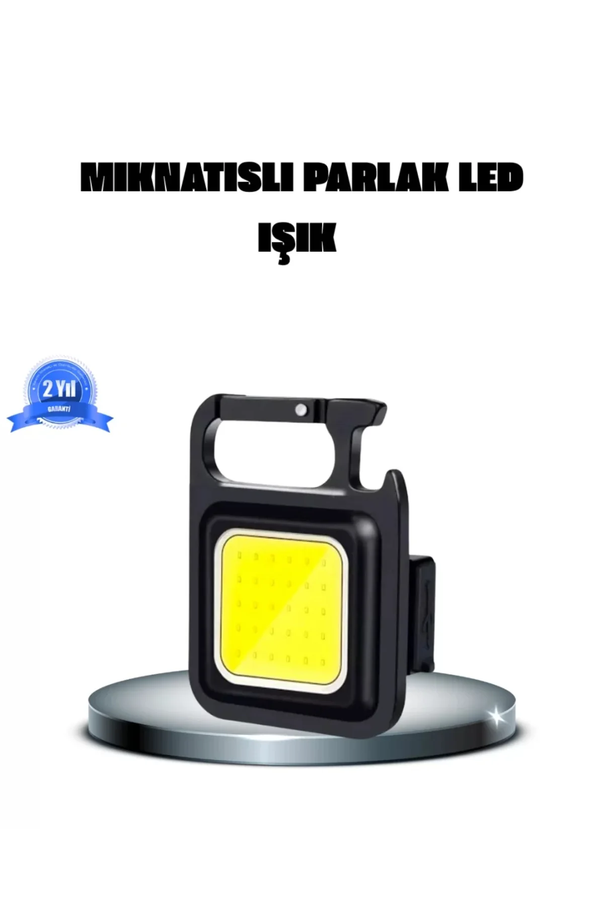 Led Mini Anahtarlık Fener – 1000 Lümen Güçlü Işık Ve Usb Type-c Ş