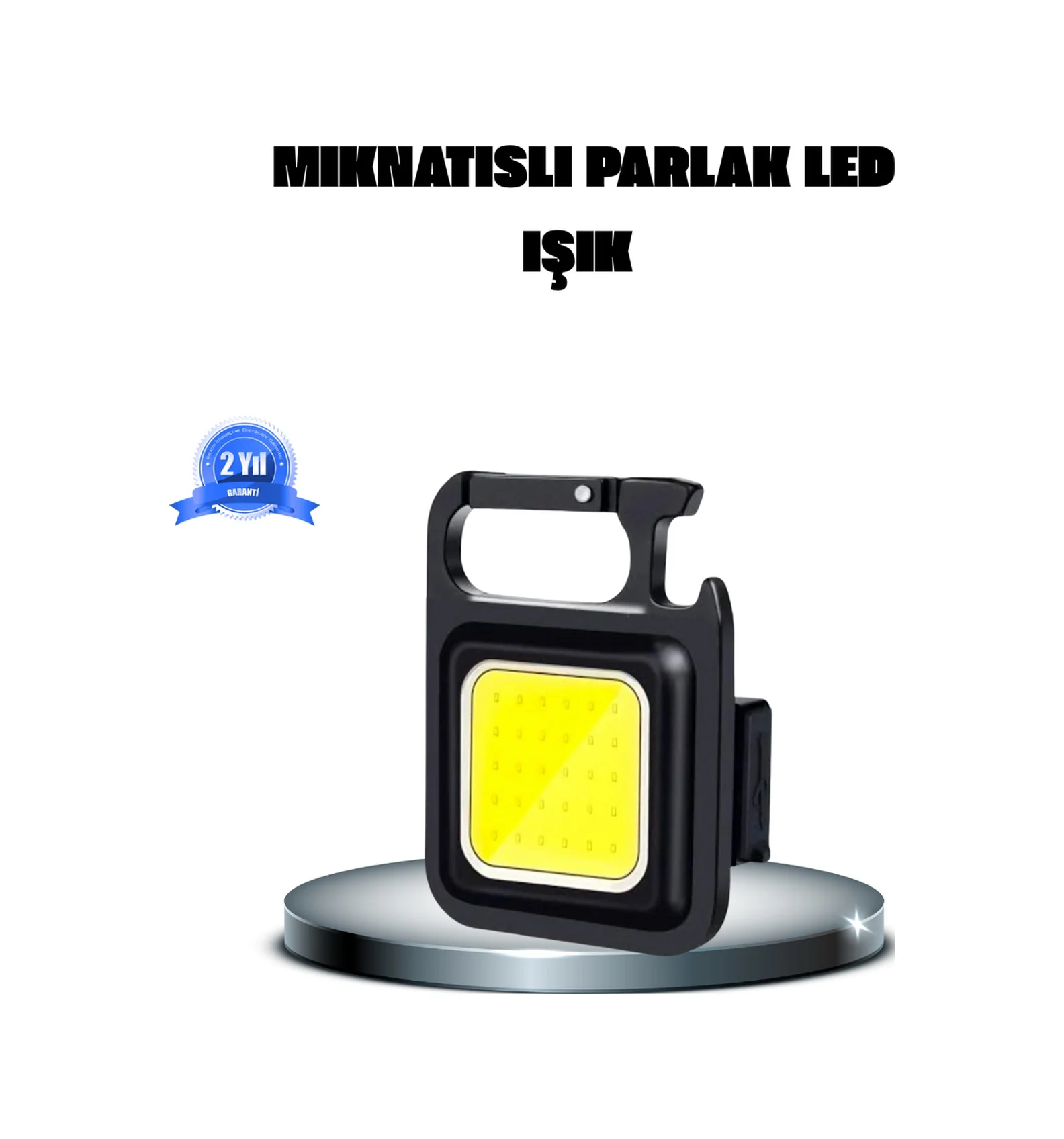 Led Mini Anahtarlık Fener 1000 Lümen Güçlü Işık Ve Usb Type-c Şarjlı - Lisinya Diğer