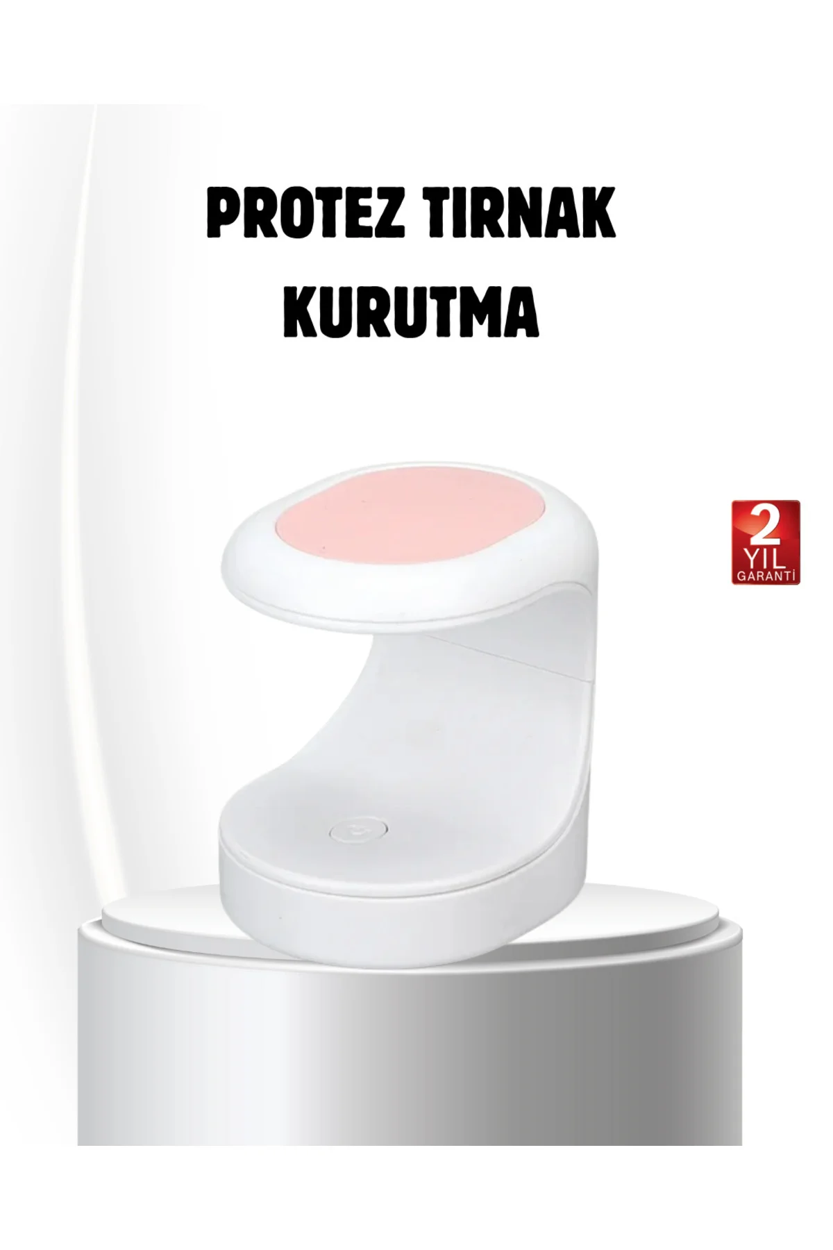LED Mini Oje Kurutucu Taşınabilir Hızlı Kuruma Cihazı 3 LED Işıkl