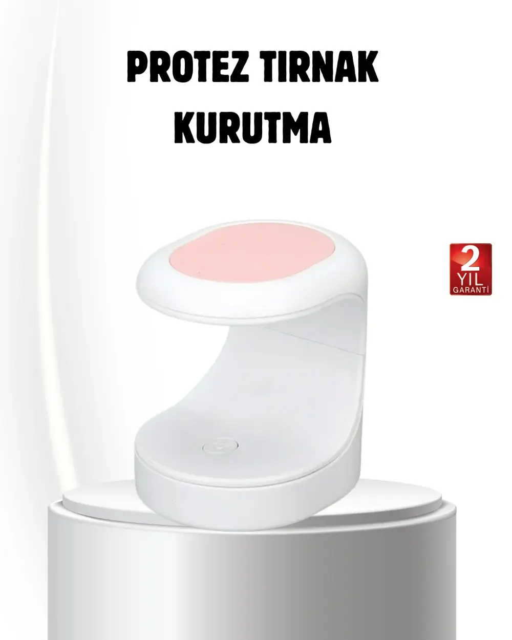 LED Mini Oje Kurutucu Taşınabilir Hızlı Kuruma Cihazı 3 LED Işıkl