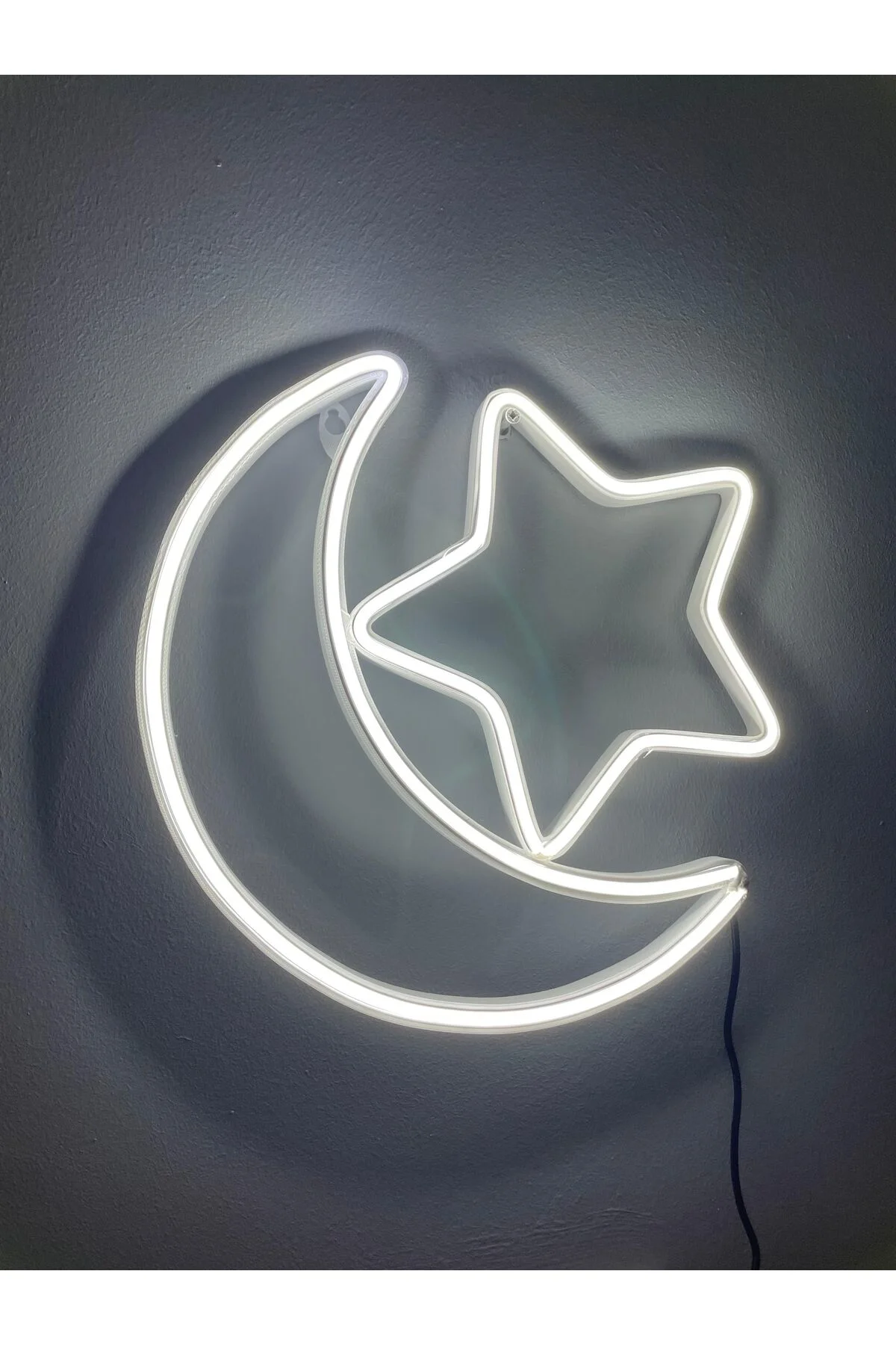 LED NEON IŞIKLI TÜRK BAYRAĞI