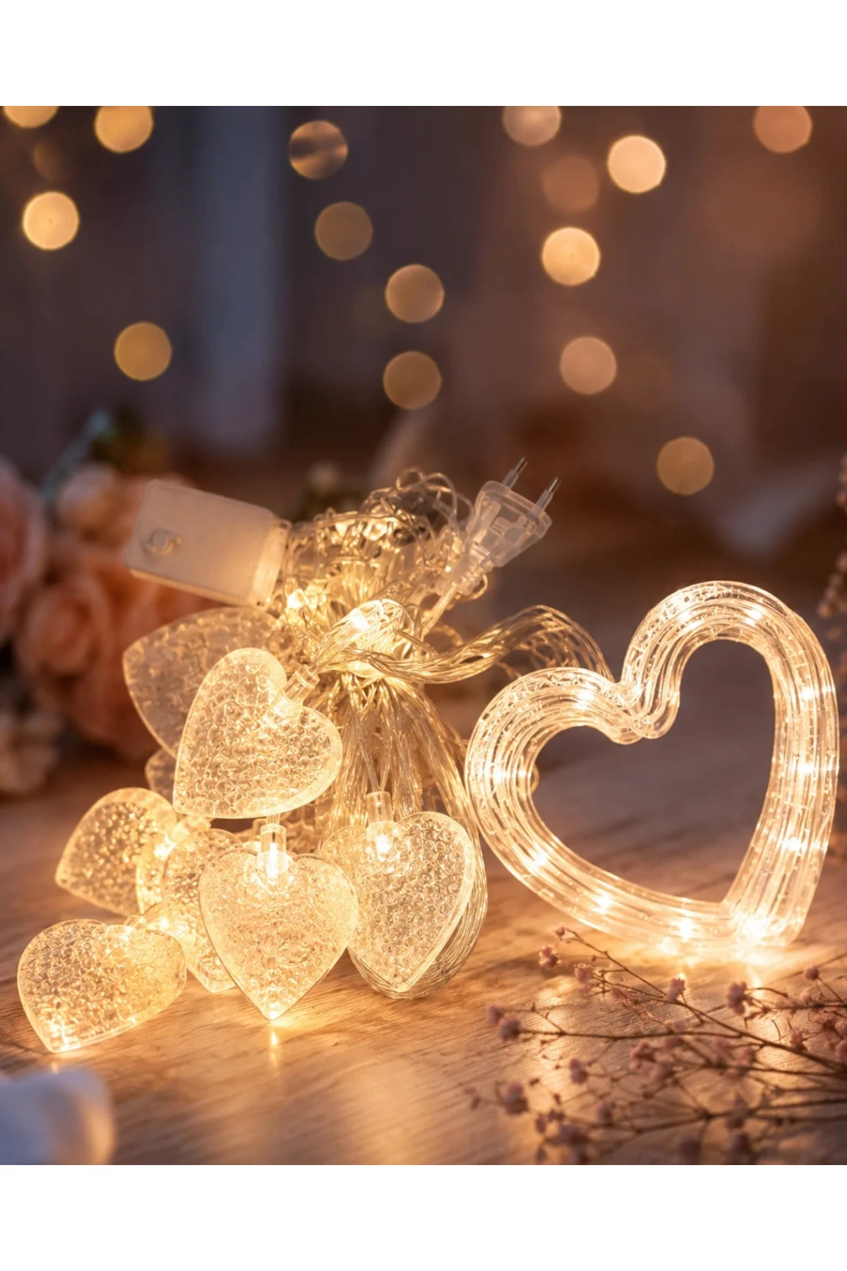 Led Neon Lamba Dekoratif Romantik Gece Ortam Işığı