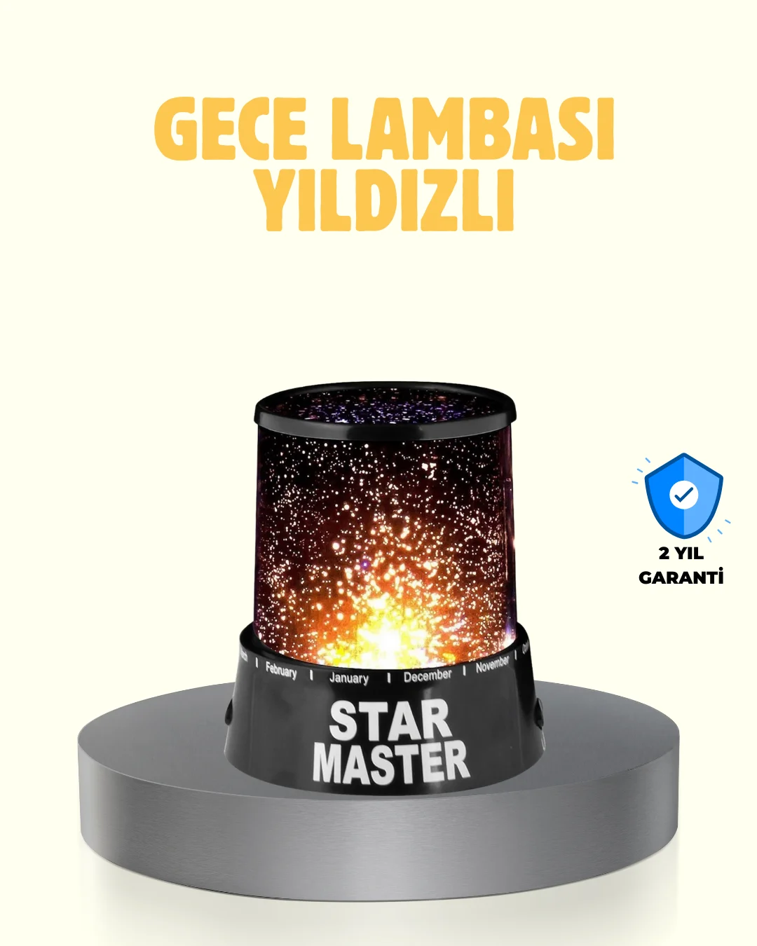 LED Renk Değiştiren Yıldız Projektör Galaxy Efektli Gece Lambası LED Renk Değiştiren Yıldız Projektör Galaxy Efektli Gece Lambası