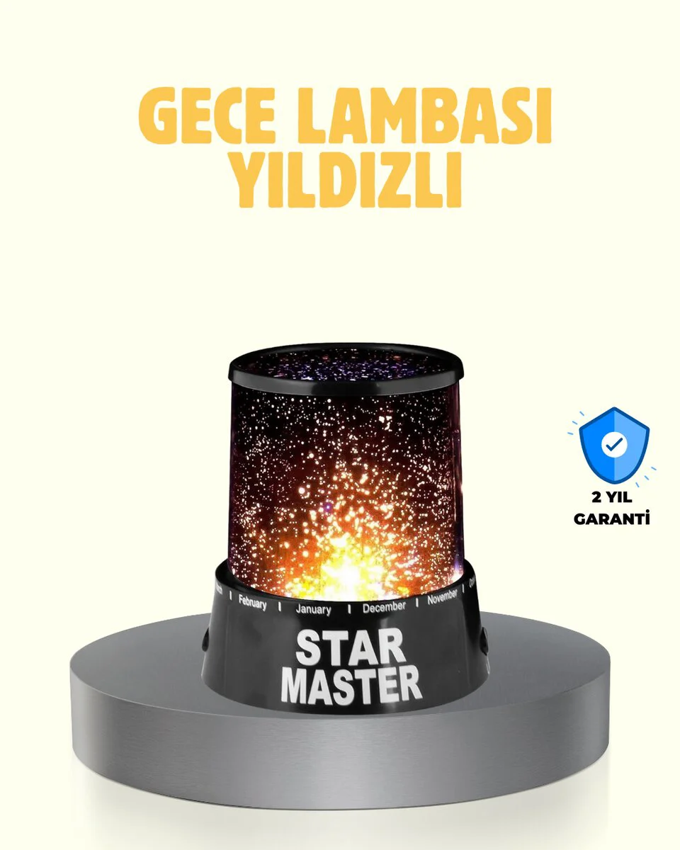 LED Renk Değiştiren Yıldız Projektör Galaxy Efektli Gece Lambası Fiyatı, Yorumları ve Özellikleri