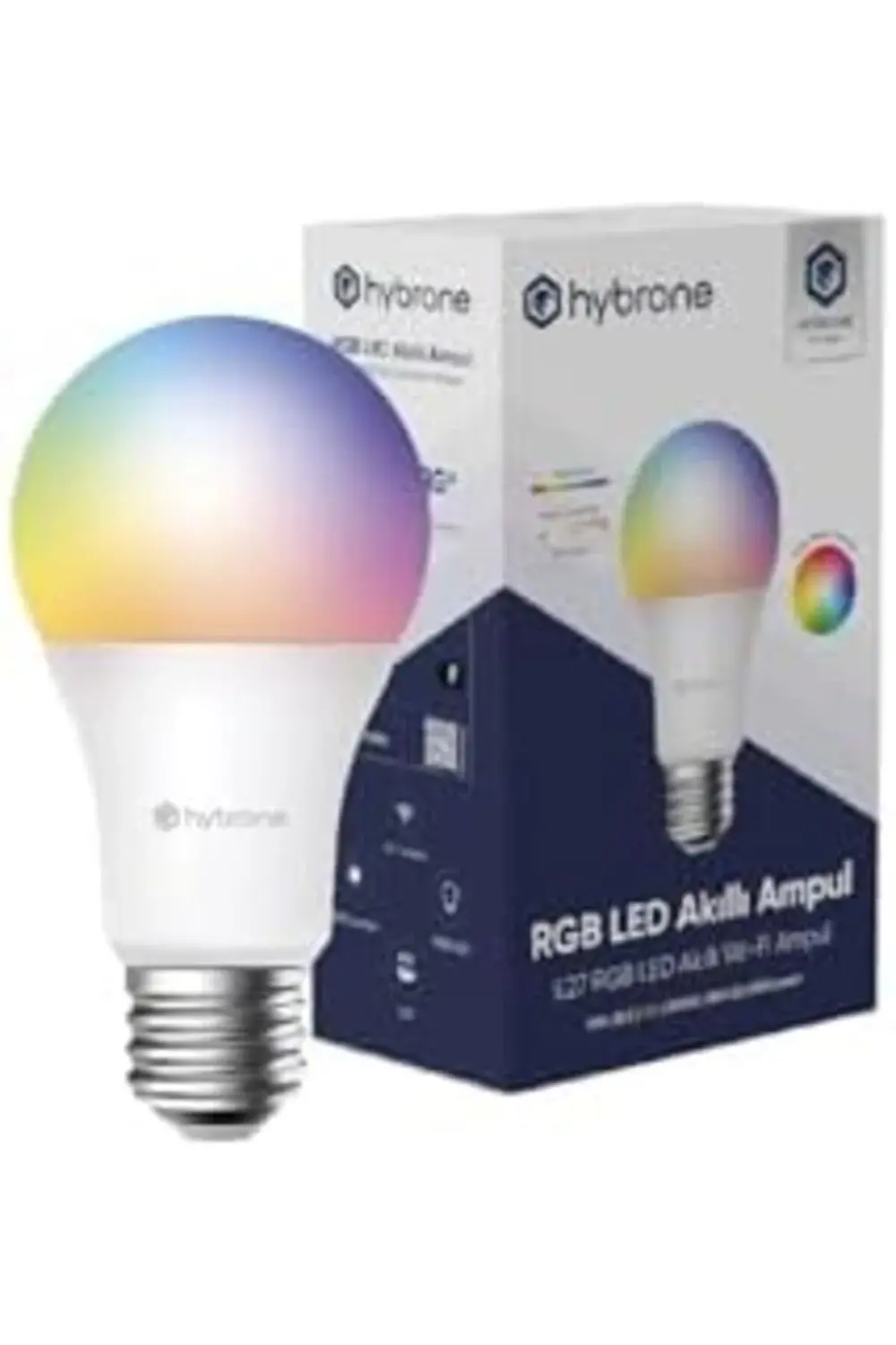 LED RGB Wİ-Fi Akıllı Ampul, 16 Milyon Renk, 900 Lümen, E27 Duy, U