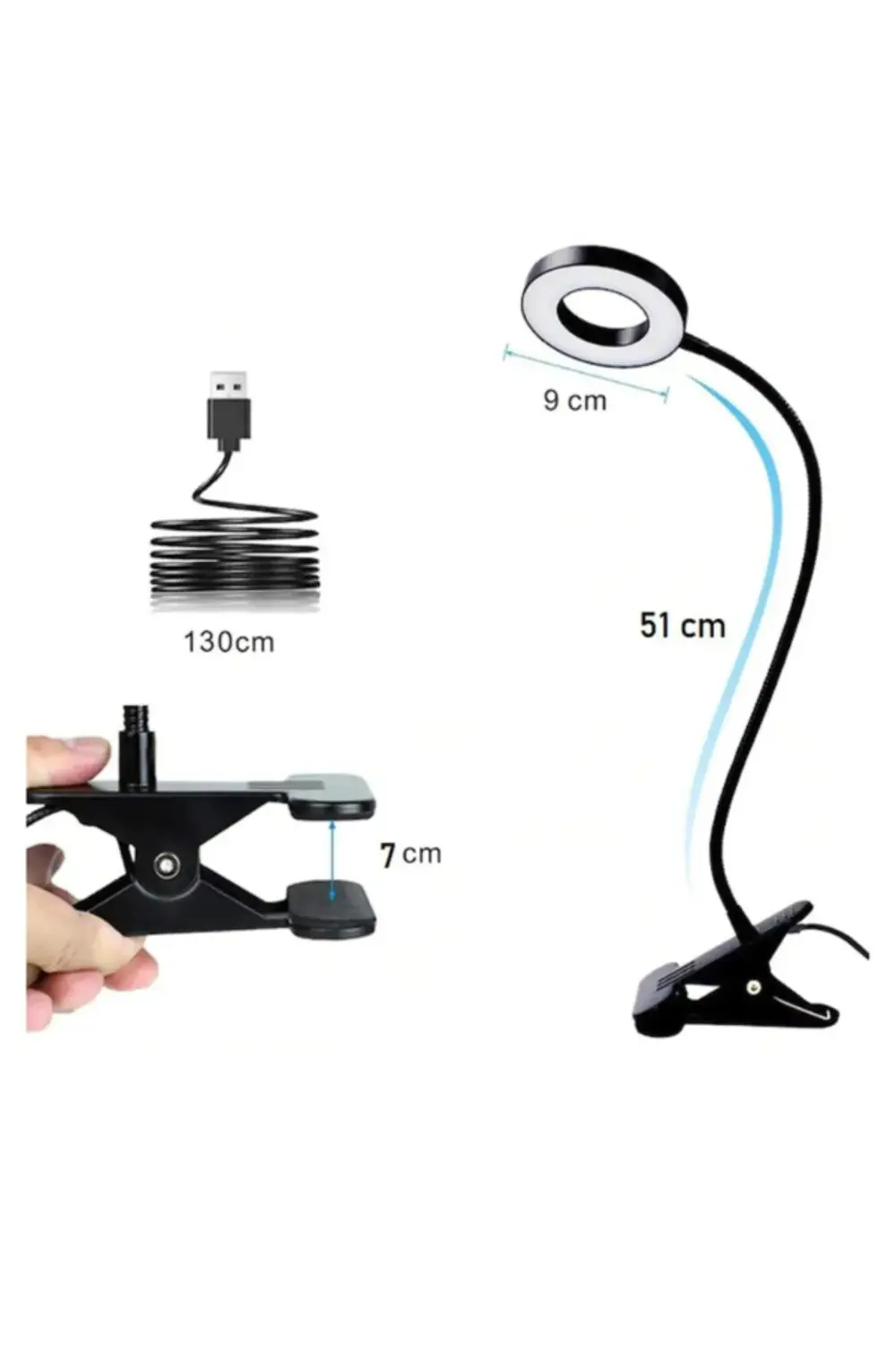 Led Ring Light Youtuber Light Stüdyo Işığı Akrobat Selfie Led Mas