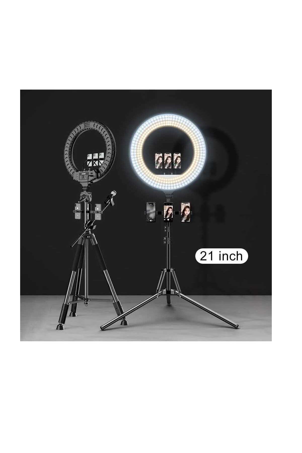 Led Rl-21 Inç 220v Girişli 3 Adet Telefon Tutacaklı+uzaktan Kuman