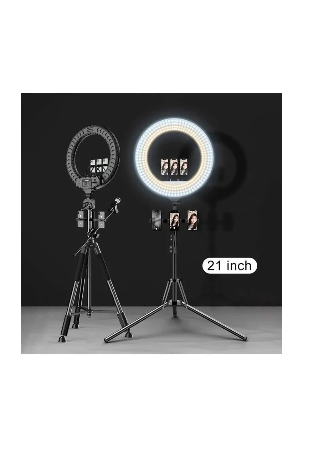 Led Rl-21 Inç 220v Girişli 3 Adet Telefon Tutacaklı+uzaktan Kuman