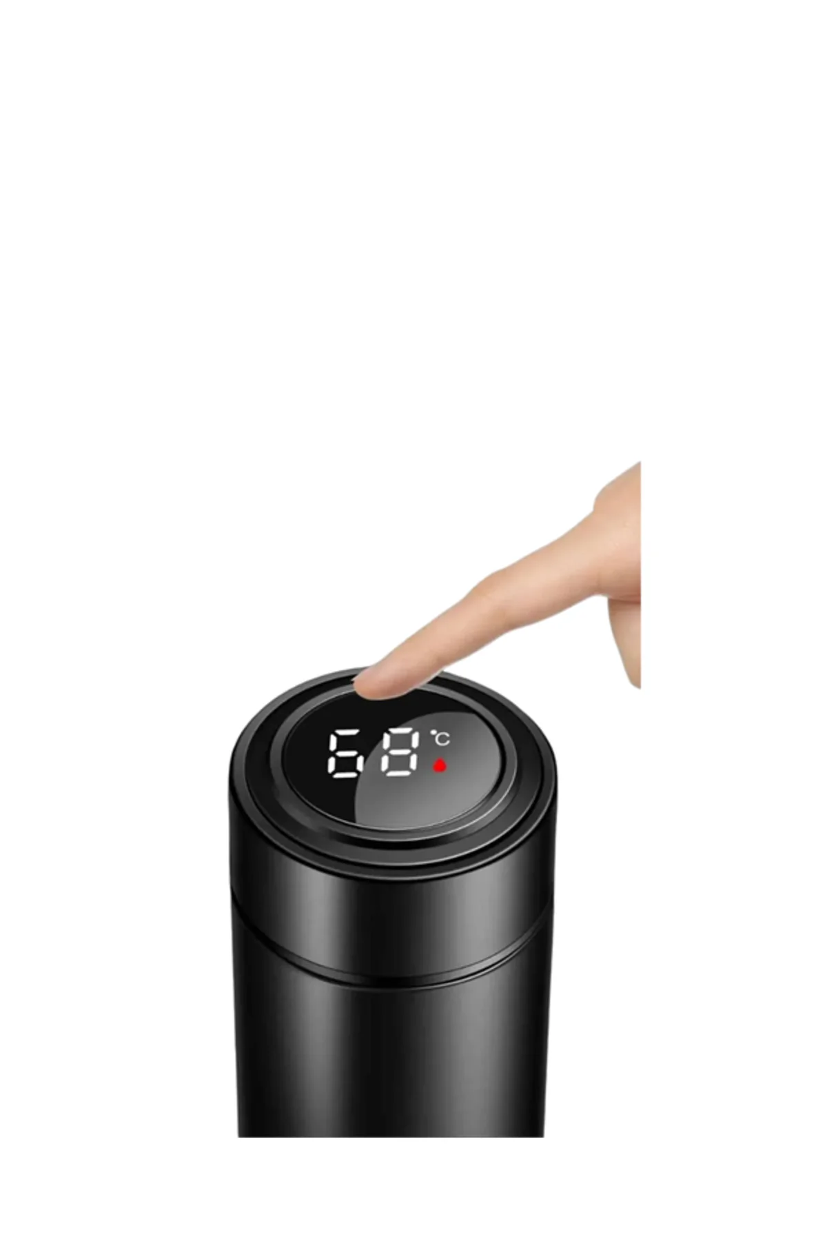LED Sıcaklık Ölçerli 250 ml Yalıtımlı Termos Şişe