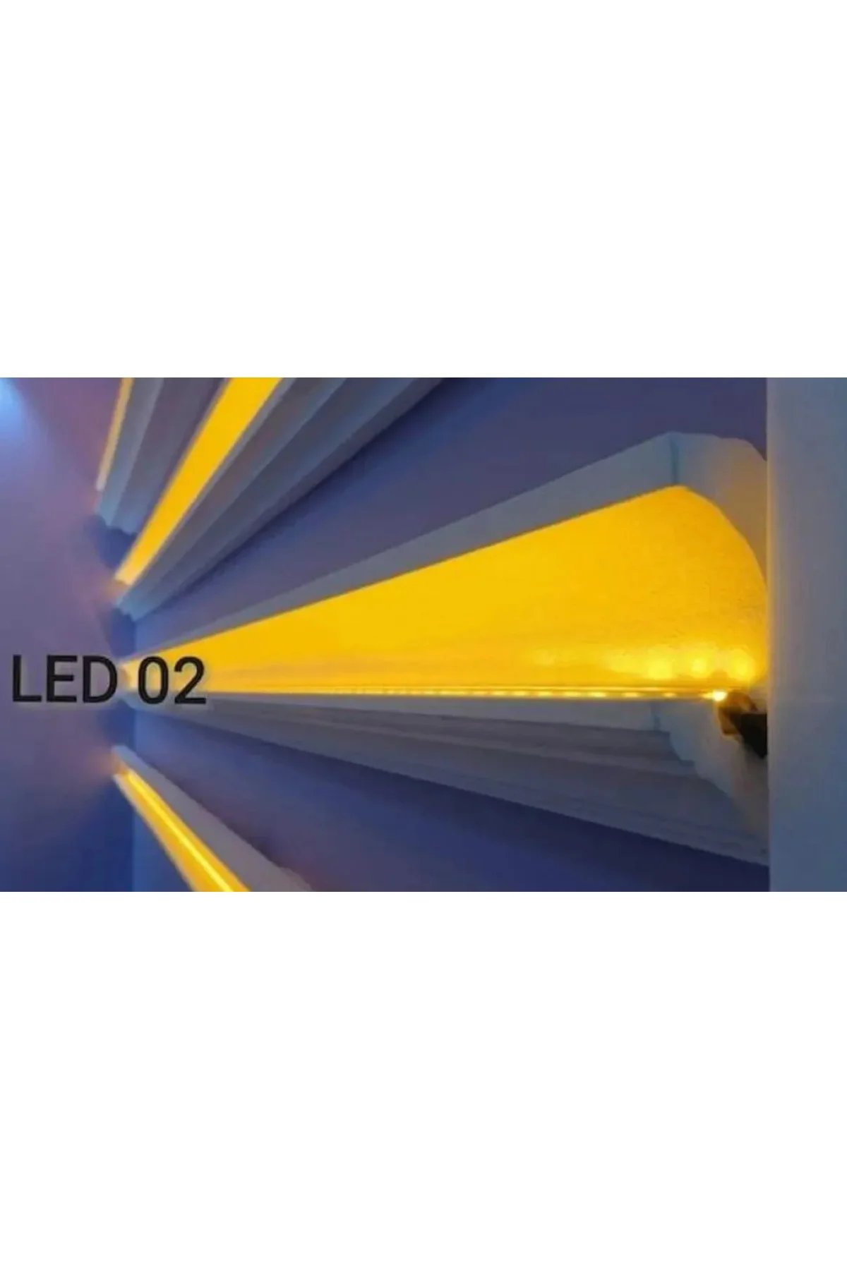 LED Stropiyer Kartonpiyer Işık Bandı (LED-49)  - 8 METRE