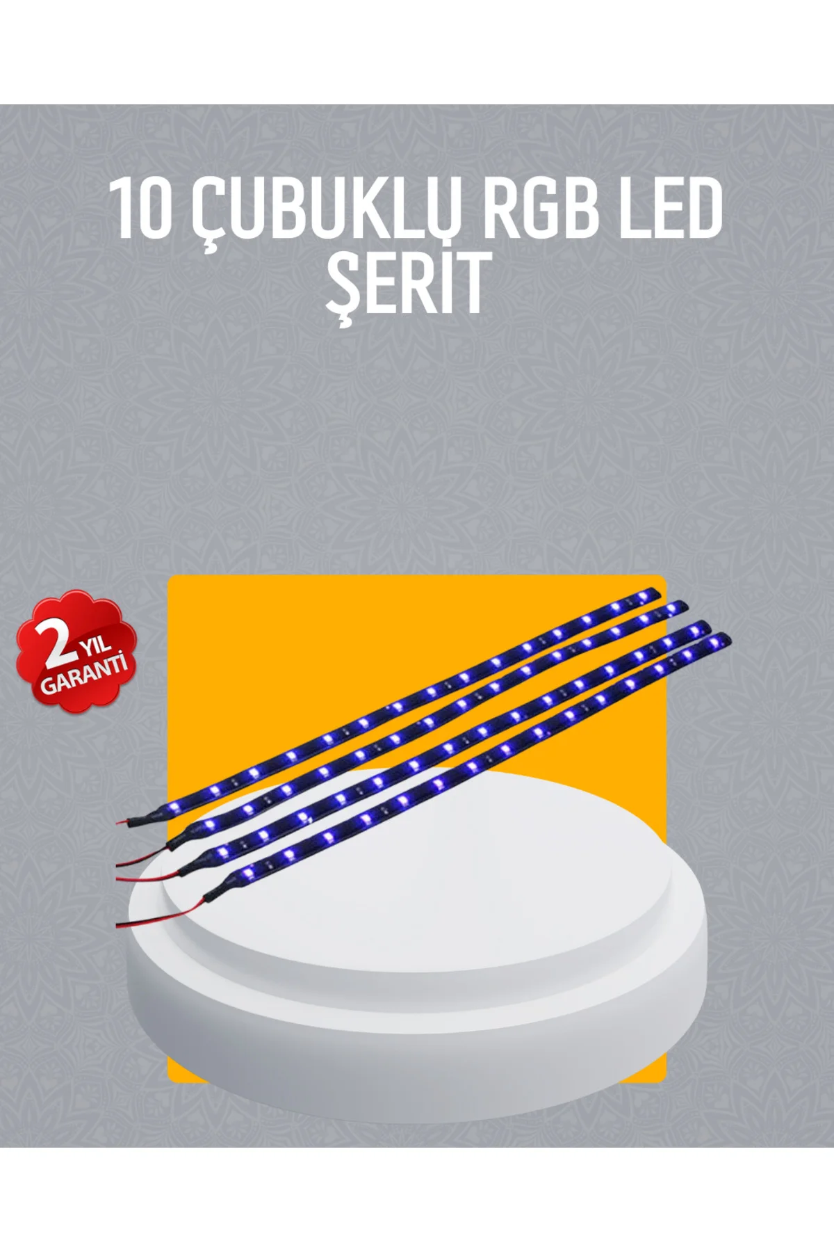 Led Yağmur Işığı Seti 10 Adet Meteor Çubuk Aydınlatma
