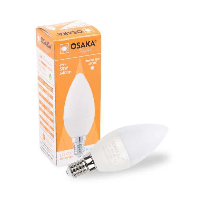 Led016 E14 6W Buji Beyaz LED Ampul - Enerji Tasarruflu ve Uzun Ömürlü Ampul Fiyatı, Yorumları ve Özellikleri