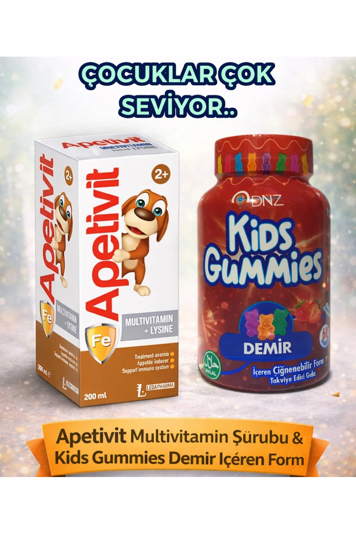 LEDA APETİVİT 200ML ŞURUP & DEMİR GUMMİES
