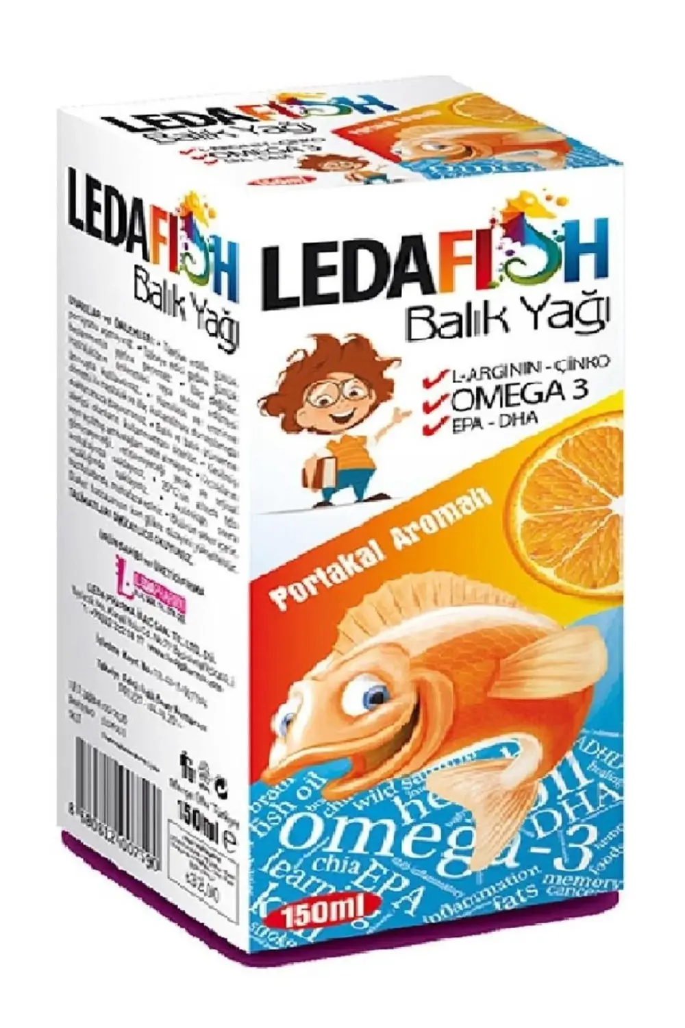 Ledafish Balık Yağı 150 ml + Ledaxc Vitamin C Vitamin D ve Çinko