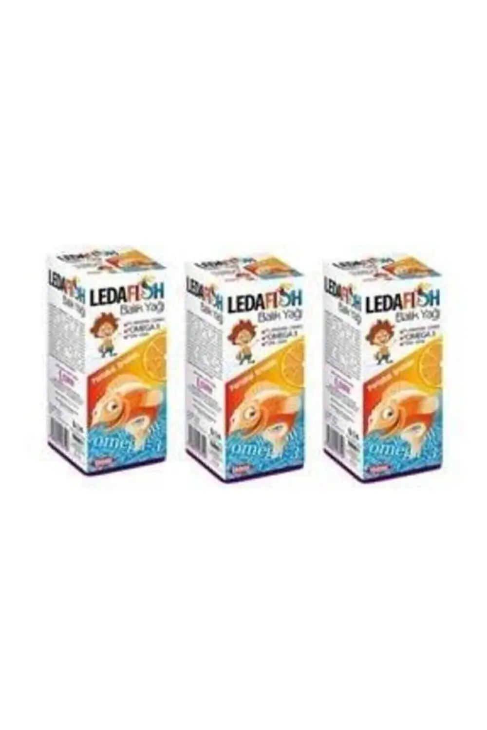 Ledafish Balık Yağı 150 Ml Portakal Aromalı 3 Adet