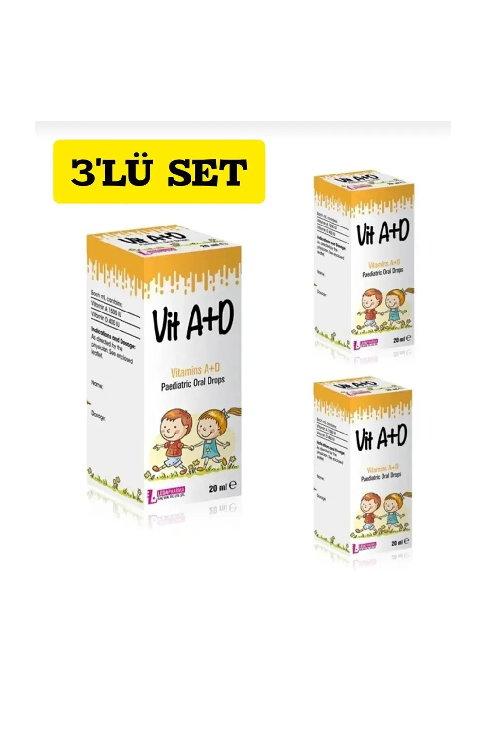 Ledavit A+d Damla 20 ml 3 Adet
