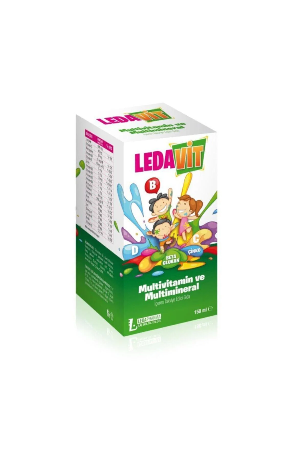 Ledavit Multivitamin Ve Mineral Içeren Şurup 150ml